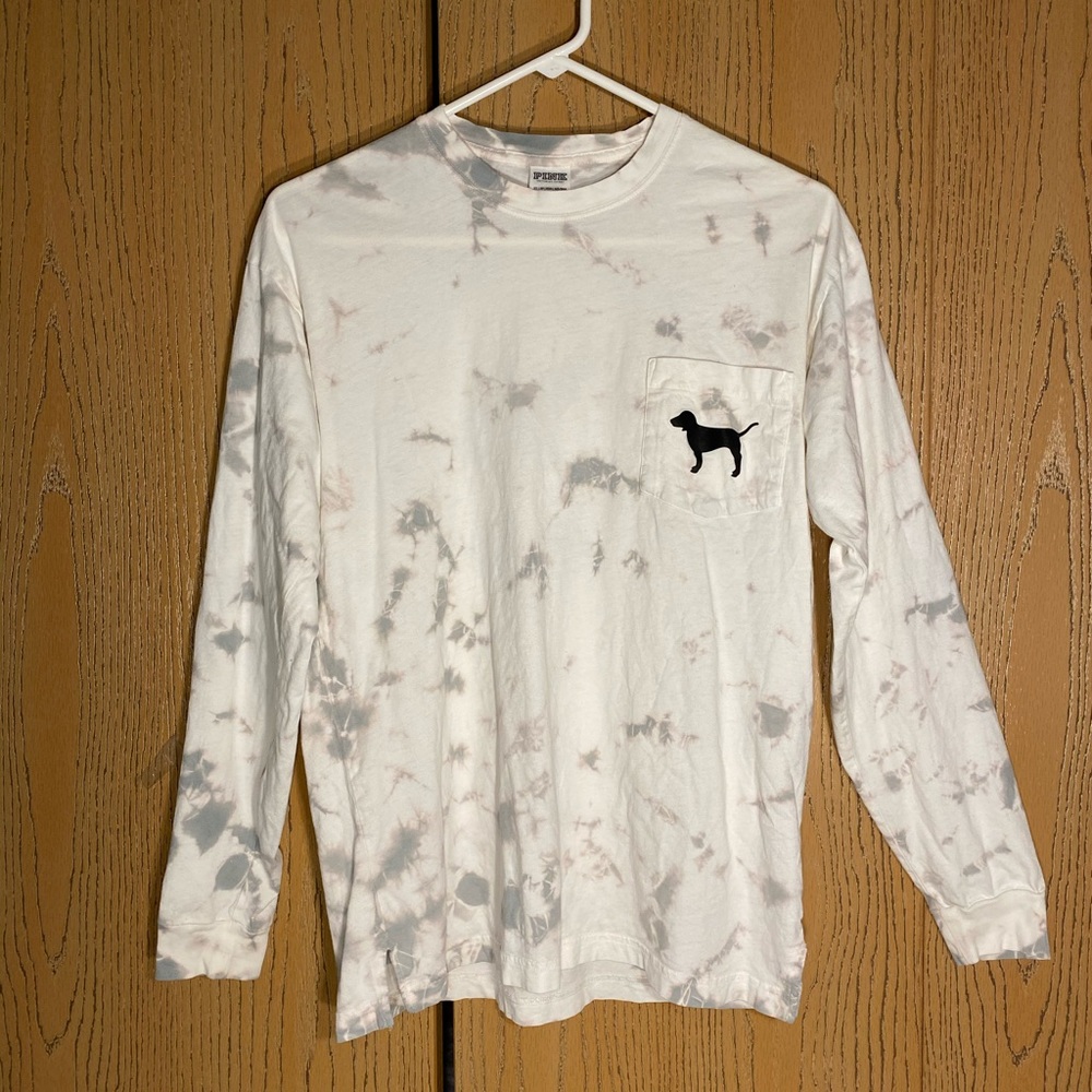 PINK Victoria’s Secret Long Sleeve Marble Tee